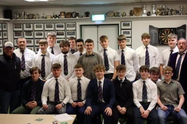 Bognor RFC colts at their transistion evening
