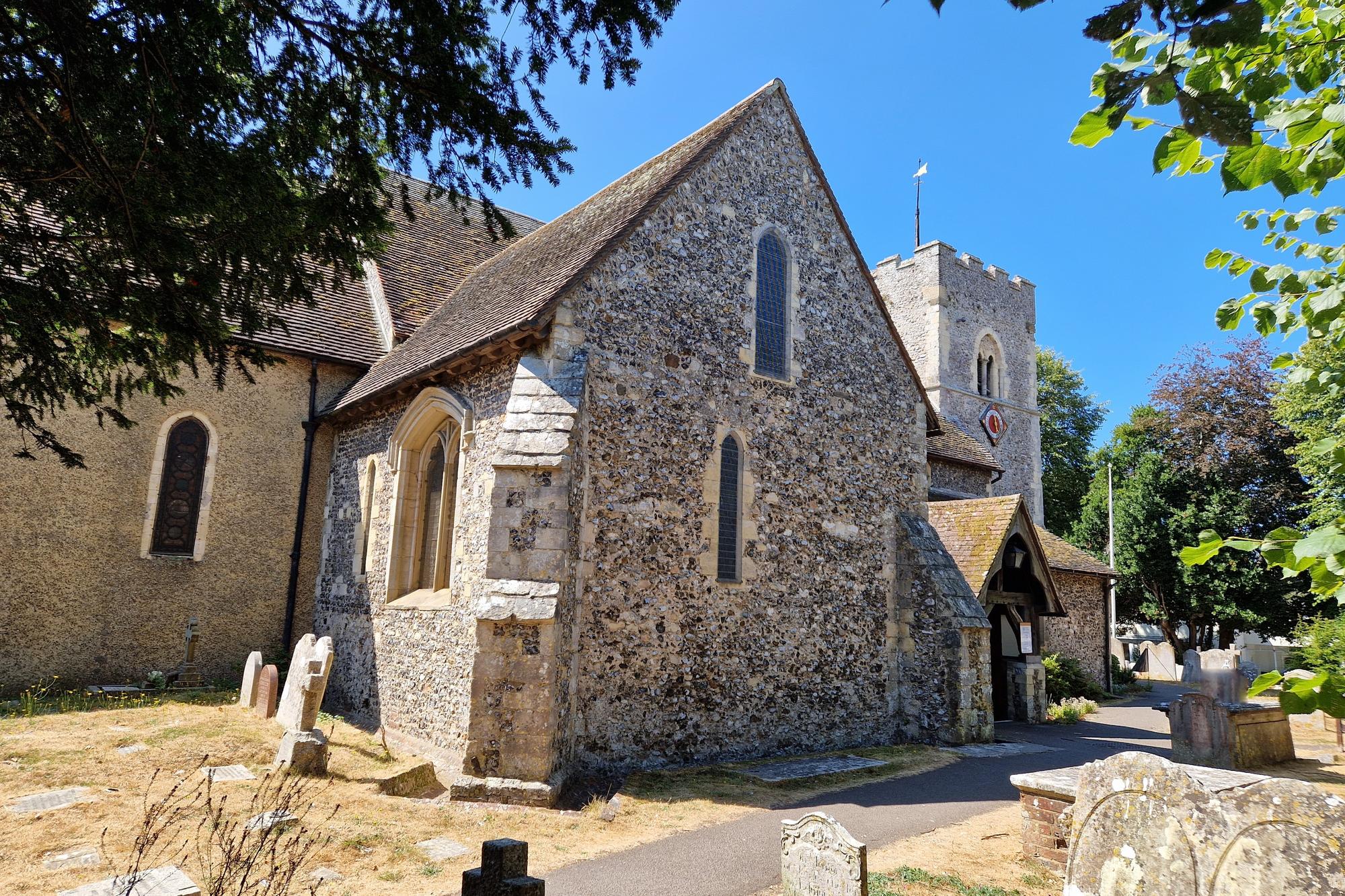 Parts of Rustington Parish Church date back to around 1100