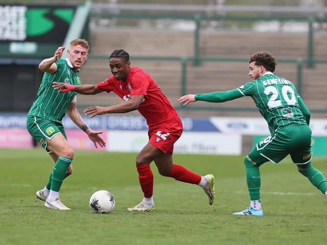 Action from Worthing's National South win at Yeovil