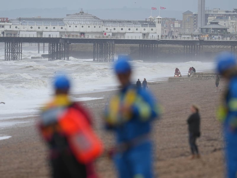 A search and rescue operation was launch after a swimmer went missing early this morning. Picture: Eddie Mitchell