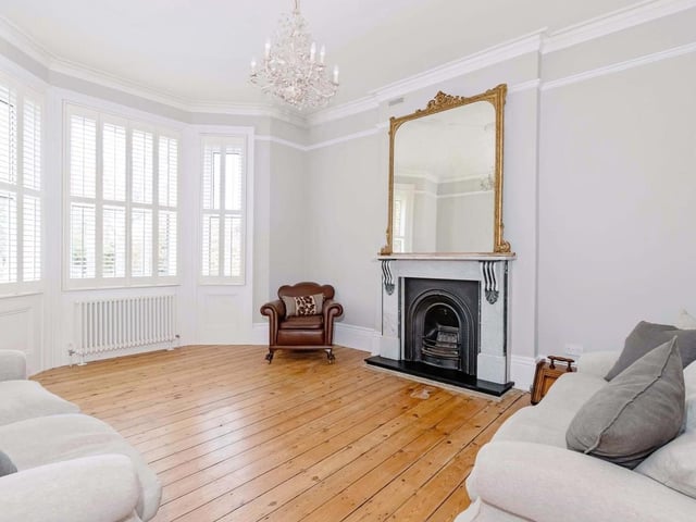 This house in St Michael's Road, Worthing, boasts seven bedrooms, three spacious reception rooms, original features and even a turret. It is on the market with Robert Luff & Co for £1,500,000.