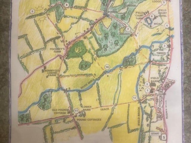 Map Plan 1 - 'Ifield Brook Meadows and Beyond'