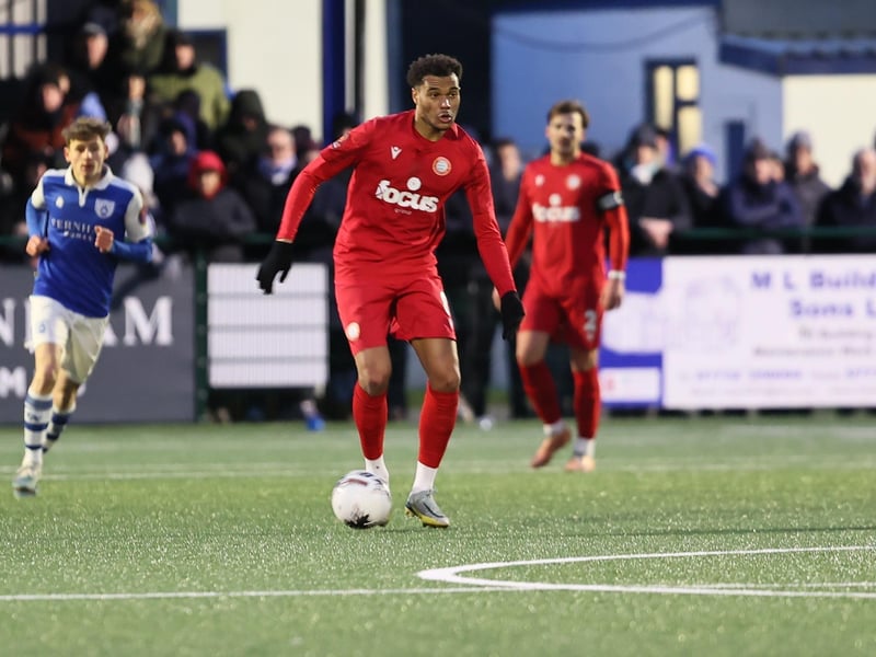Worthing in action away to Tonbridge Angels in National League South