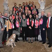 Supporters of the 3UP campaign gather at Westminster