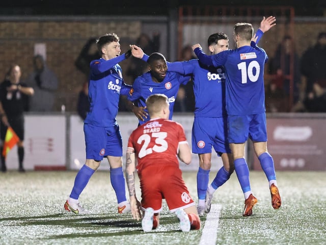 Worthing begin 2024 with a 4-0 win at Eastbourne Borough
