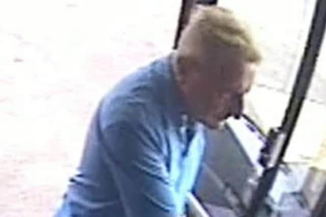 Sussex Police have released this image of the man they want to speak to.
