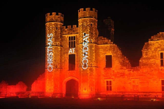 Enchanting Night Before Christmas projection will be mapped onto the Cowdray Ruins.
