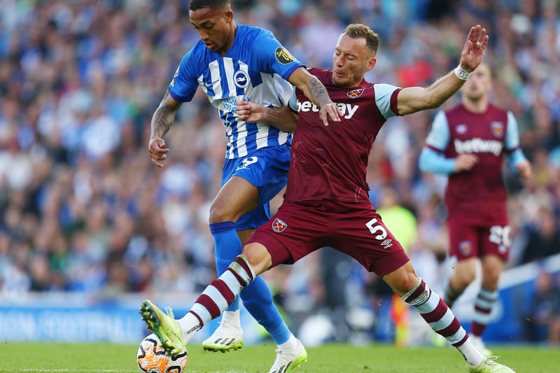 Energetic display and helped Brighton increase the pressure on West Ham but had a thankless task with his team three goals down just minutes after joining the action. Will be hoping to start against Newcastle