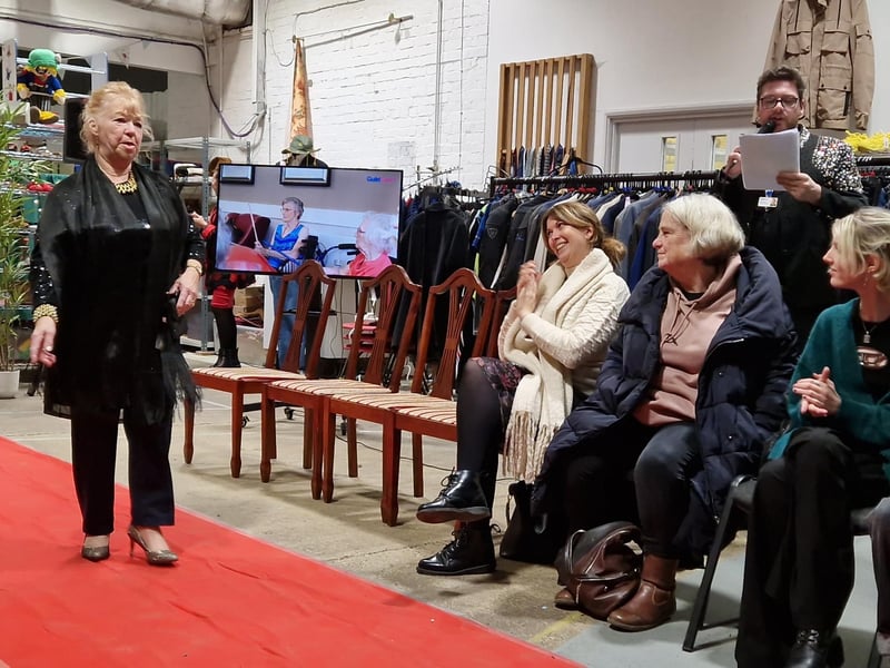 Wendy, from the Moving On From Loss support group, wore a little black dress from Dorothy Perkins priced £7.50
