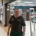 Murray Pannett has worked at the Holland & Barrett store inside The Beacon shopping centre since 1989. Picture: Tim Cobb PR