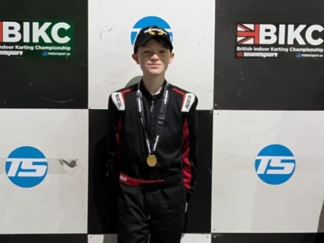 Ronnie Deacon, 11, a go-kart racer from Shoreham has taken the sport by storm in just one year