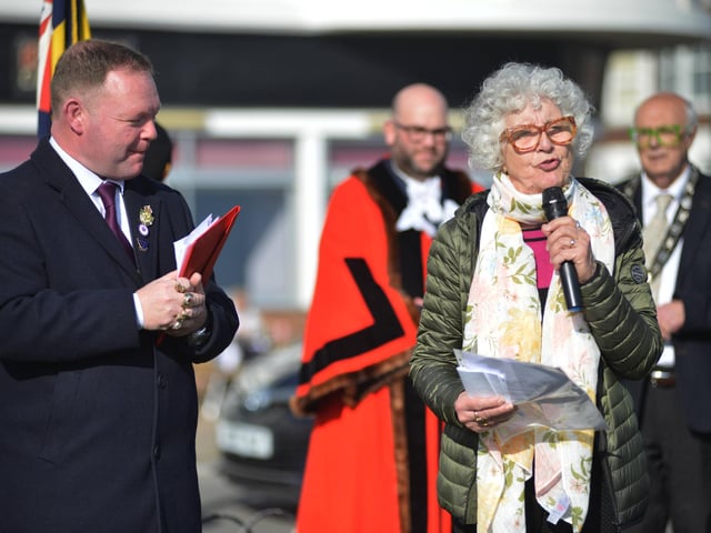 National Covid Day of Reflection in Bexhill on March 9 2025.