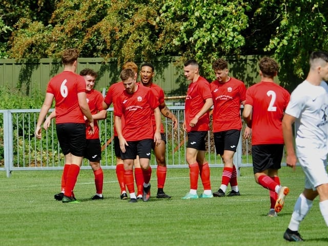 Action from Eastbourne United's 4-2 FA Vase win at Arundel FC