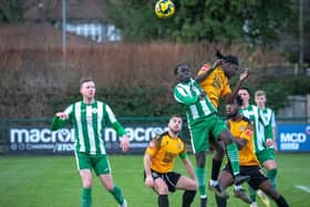 Three Bridges in action against Chichester City | Picture: Neil Holmes
