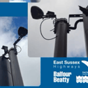 Damaged traffic lights in East Sussex. Photo: East Sussex Highways.
