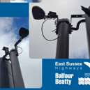 Damaged traffic lights in East Sussex. Photo: East Sussex Highways.