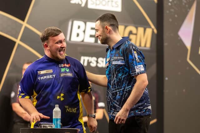 Luke Littler and Luke Humphries will be in action at the Brighton Centre on Thursday night (March 6). Photo: Simon O'Connor / PDC