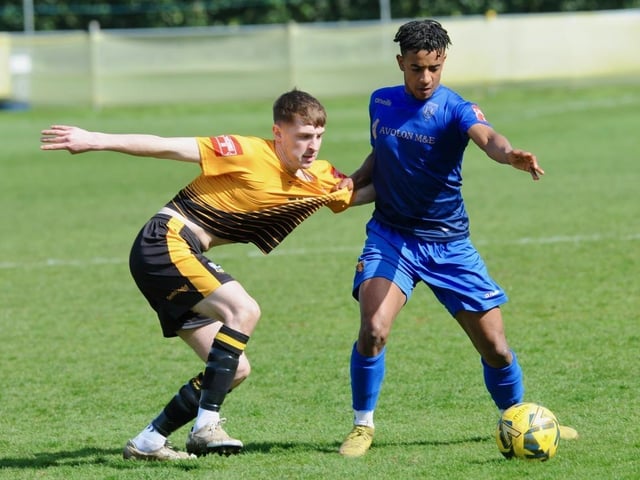 Action from Littlehampton Town's 1-1 draw with Lancing in theIsthmian south east division at The Sportsfield