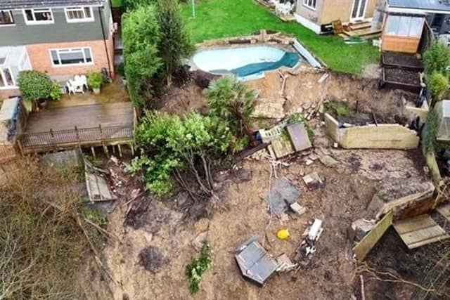 Old Roar Gill landslip appeal