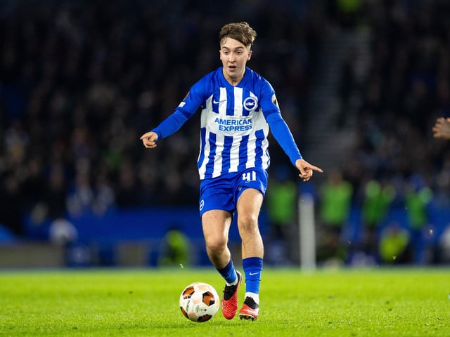 Action and crowd shots from Brighton and Hove Albion's Europa League clash with Marseille at the American Express Stadium.