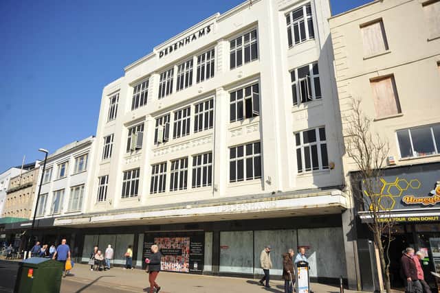 Debenhams in South Street, Worthing, closed in 2021. Picture: Steve Robards/Sussex World