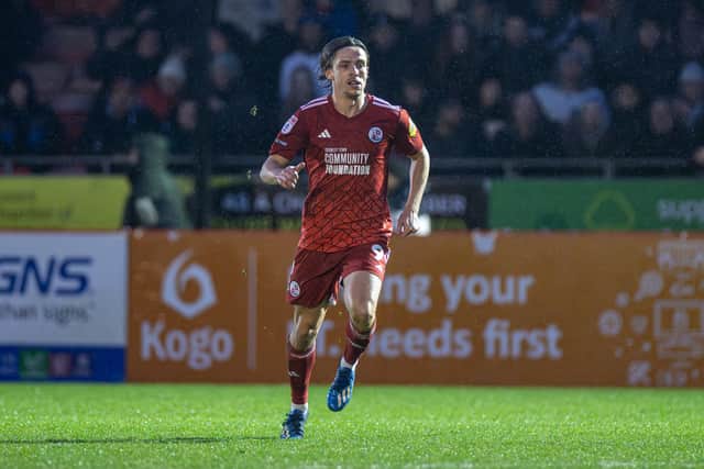 Crawley Town striker Danilo Orsi has missed out on the Sky Bet League Two Player of the Month Award for January. Picture by Eva Gilbert
