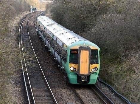 A person has been been hit by a train in Sussex, with all lines blocked between Three Bridges and Horley.