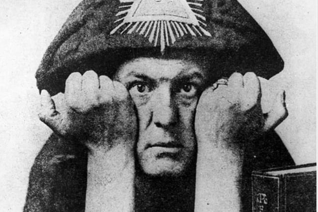 Notorious writer and magician Aleister Crowley lived and died in Hastings and was said to have put a curse on the town.