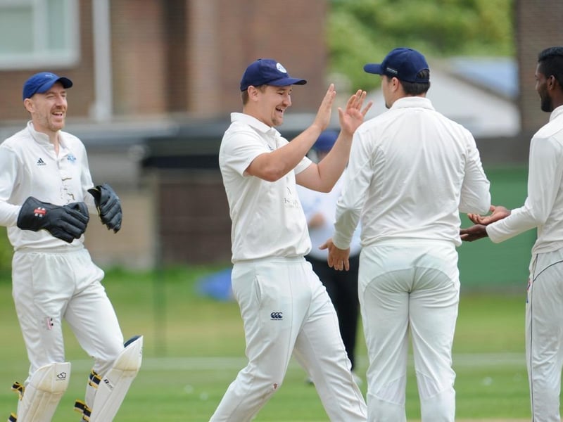 Action between Littlehampton CC and Slinfold CC in Division 3 West of the Sussex Cricket League
