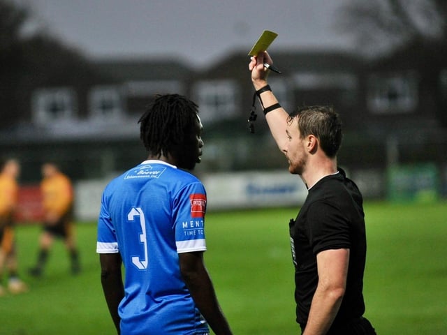 Action from Littlehampton Town v Sheppey in the Isthmian south east division
