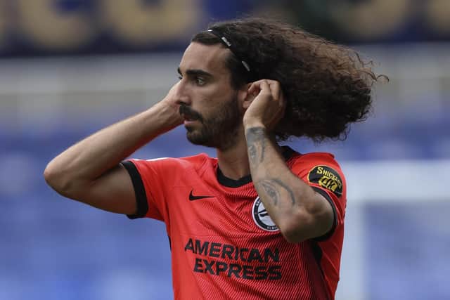 Brighton & Hove Albion have issued a strongly-worded statement unequivocally denying that in-demand left-back Marc Cucurella has agreed to join Premier League rivals Chelsea. Picture by Eddie Keogh/Getty Images