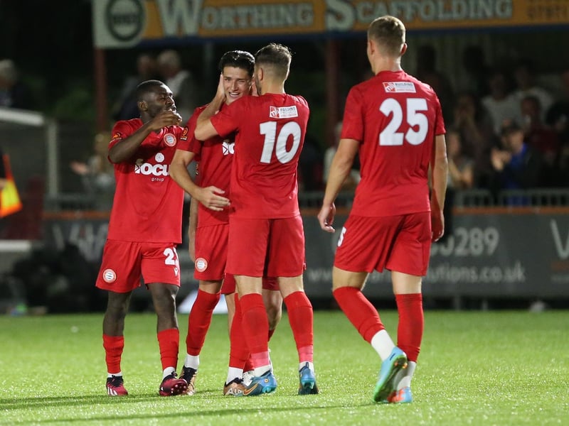 Worthing beat Welling in the National League South at Woodside Road