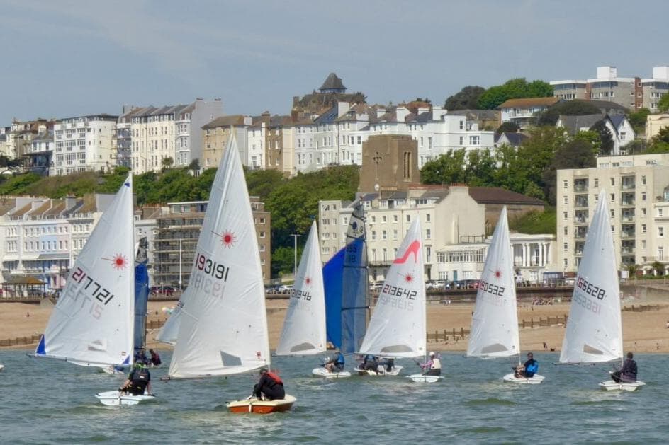 Visitors and racers kept busy on the water at Hastings and St Leonards