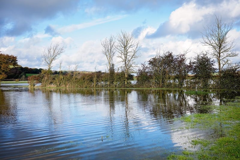 Jacqueline Rackham took these photos of the River Arun looking very high in Arundel. ]