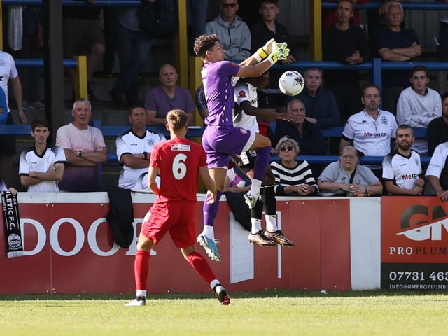Action from Worthing's win at Dover in National League South