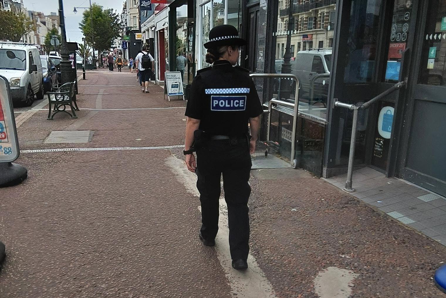 Extra police patrols in Bexhill amid shoplifting and anti-social behaviour ...