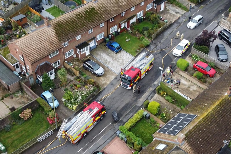 Four fire engines from East Sussex called to fire caused by vape at ...
