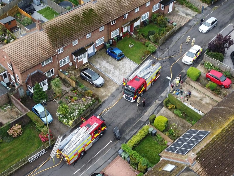 Four fire engines from East Sussex called to fire caused by vape at property in Eastbourne