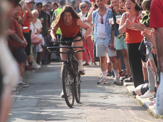 Hastings Old Town Carnival Week 2025: Bike Race. Photo by Roberts Photographic.