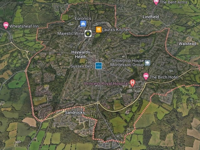Haywards Heath is the area with the ninth-most (77.74%) 5-star food and hygiene ratings