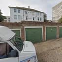 The garages in Upperton Lane, Eastbourne. Image: Google Maps.