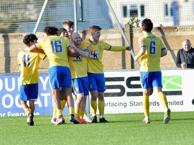 Lancing v Eastbourne United, SCFL premier