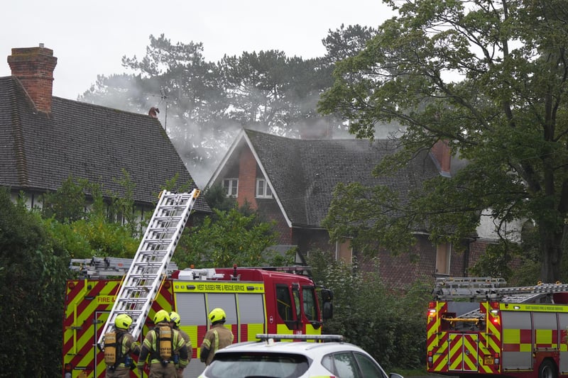 West Sussex Fire & Rescue Service said at 5pm on Wednesday, September 20, that they were at the scene of a fire in Bolnore Road, Haywards Heath