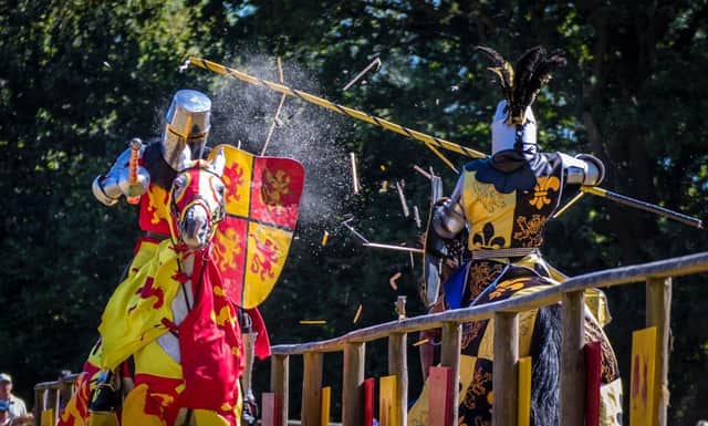 Jousting for valour, honour and glory.