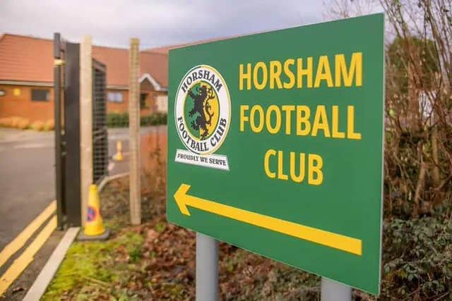 Pointing the way | Picture: Horsham FC