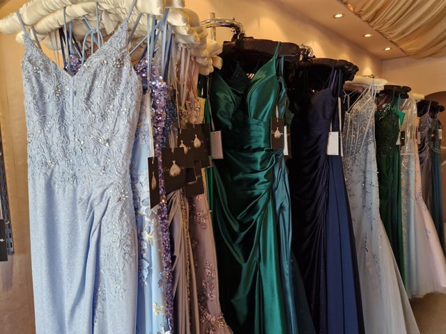 Carolyn Keyes, dress boutique, in Worthing dresses hundreds of girls for prom each year
