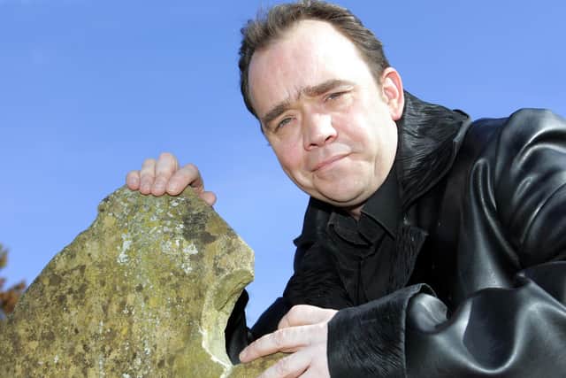 Todd Carty preparing for his role as King Rat in Horsham's 2007 panto