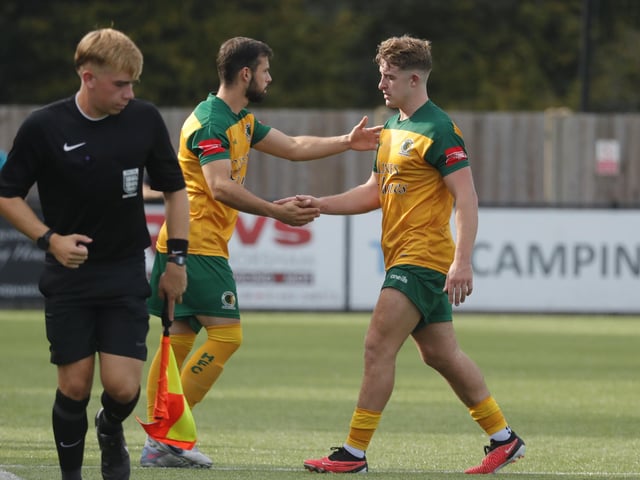 Action from Horsham's win over Cheshunt in the Isthmian premier division