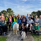Chaseley Trust residents and walkers with Rosie the pony
