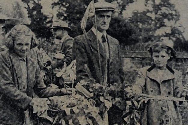 Celebrating the Queen's Coronation in 1953 with decorated cycles
